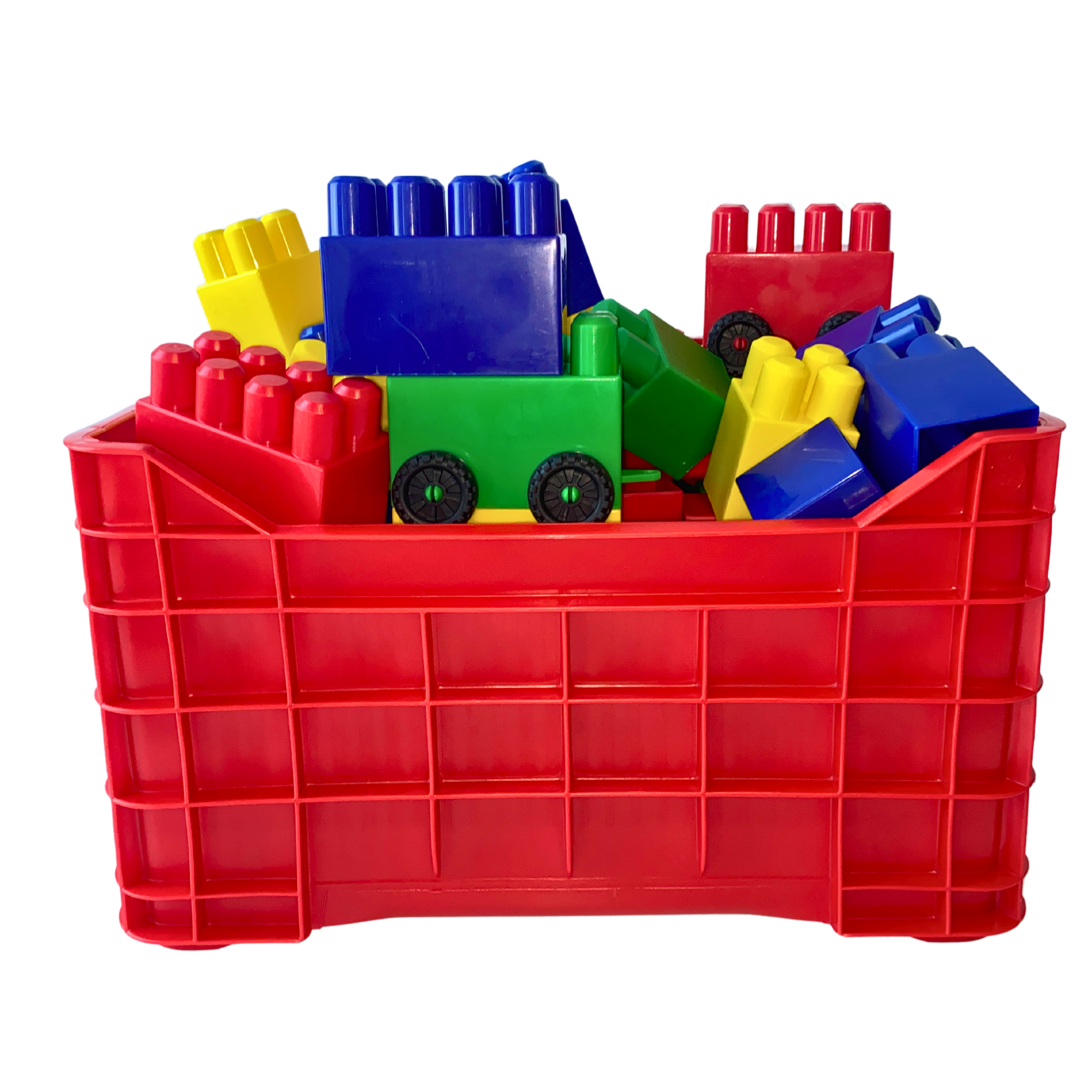 Red large capacity toy storage container - Image 5
