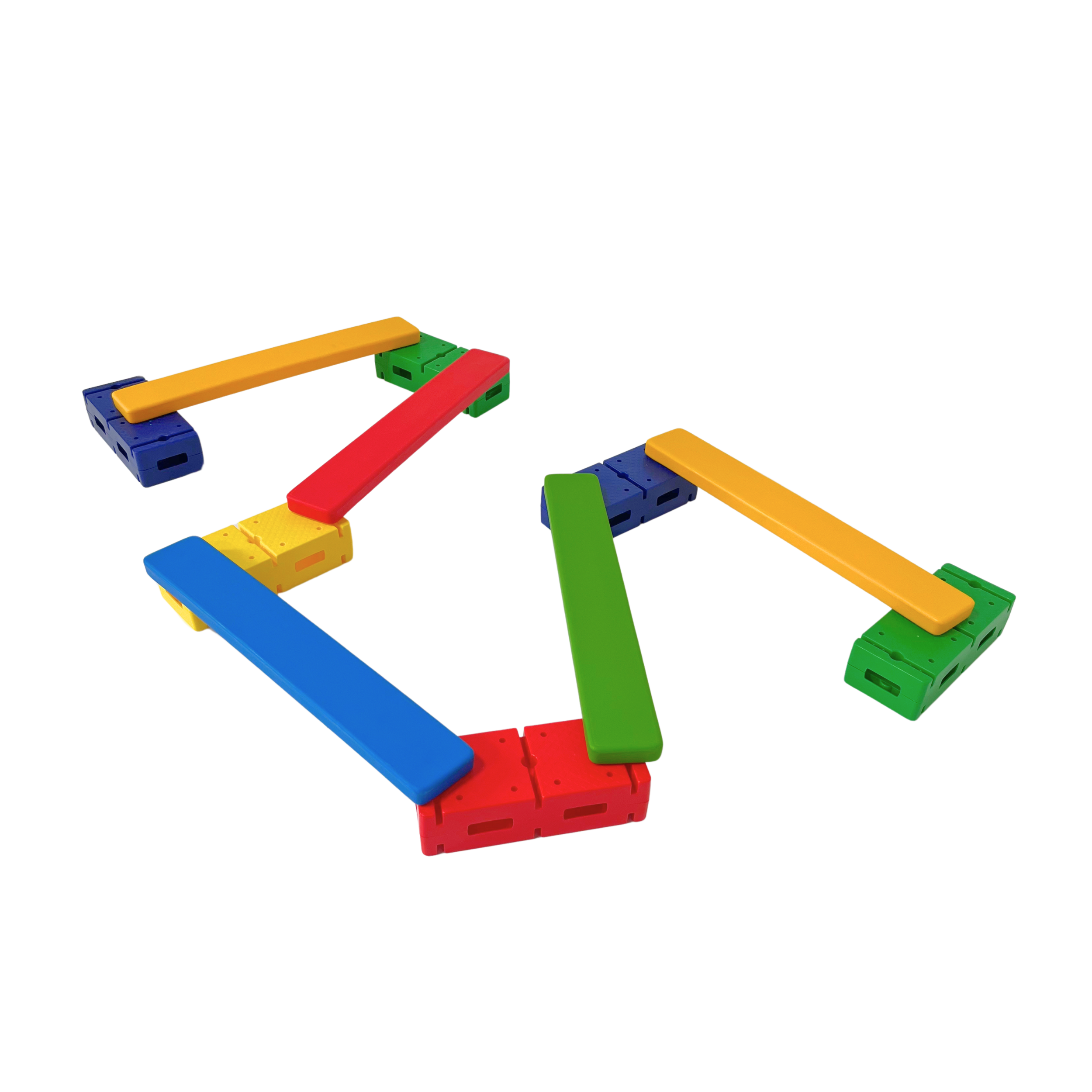 Balance course with slats and blocks - Italveneta Didattica