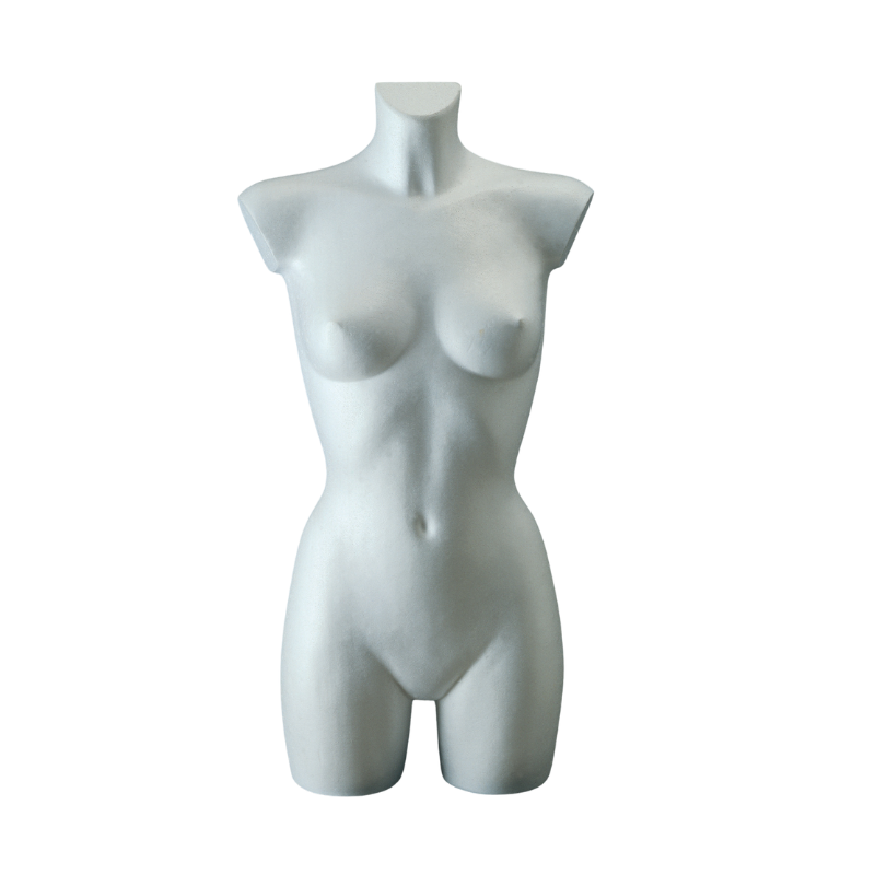 Woman bust 80x50x22 cm in pressed styrofoam