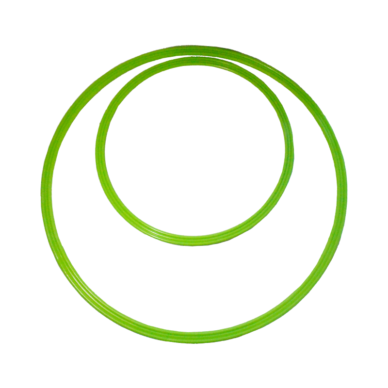 Flat sustainable plastic hoop, 80 cm diameter