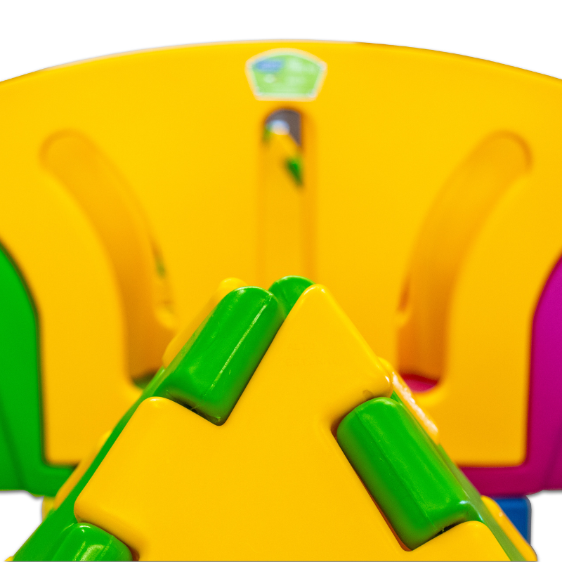 Cubic toy model m2000 - modular play set with 1 large slide, 1 small slide-stair, playhouses, and cubes - Image 6