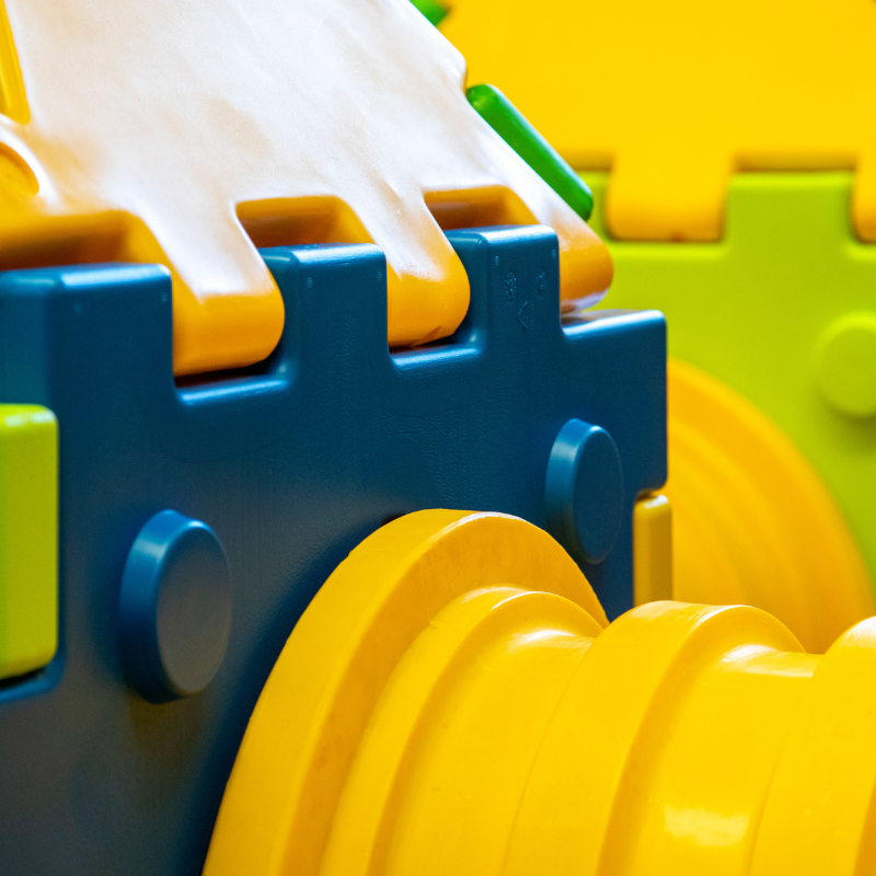 Castle A - modular play set with 4 playhouses and 4 tunnels. - Image 4