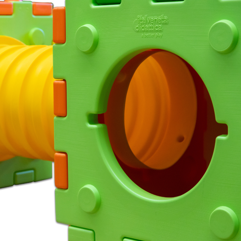 Castle b - modular play set with 2 playhouses, 2 cubes and 4 tunnels. - Image 4