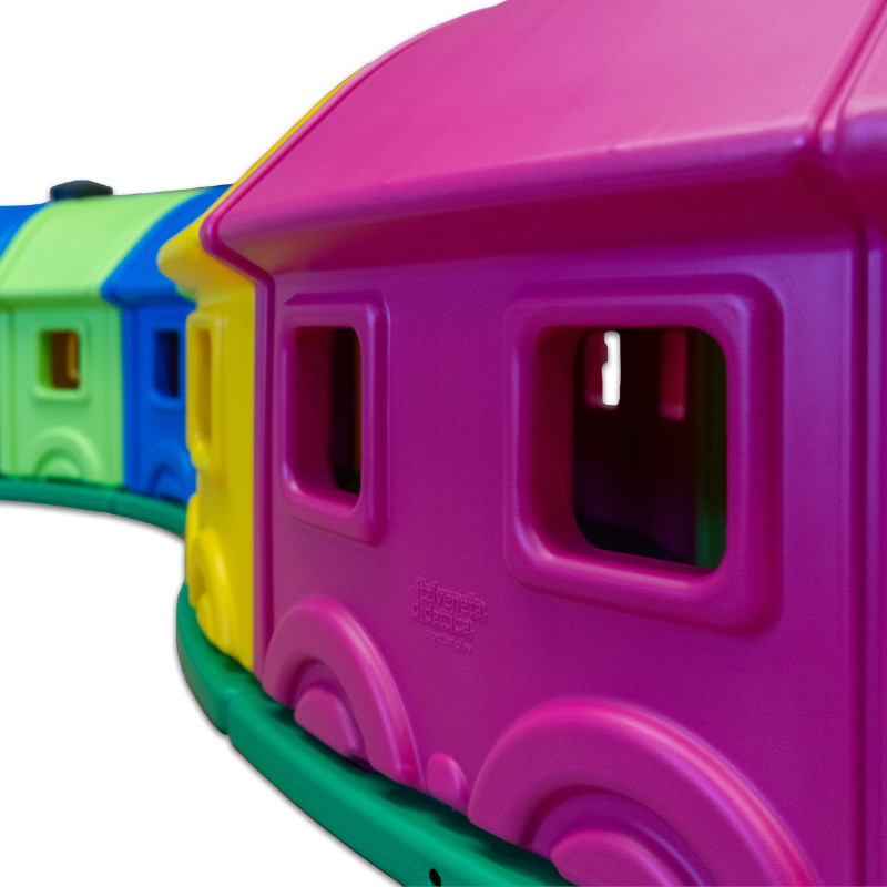 Modular tunnel wagon toy - set 8 wagons - Image 5