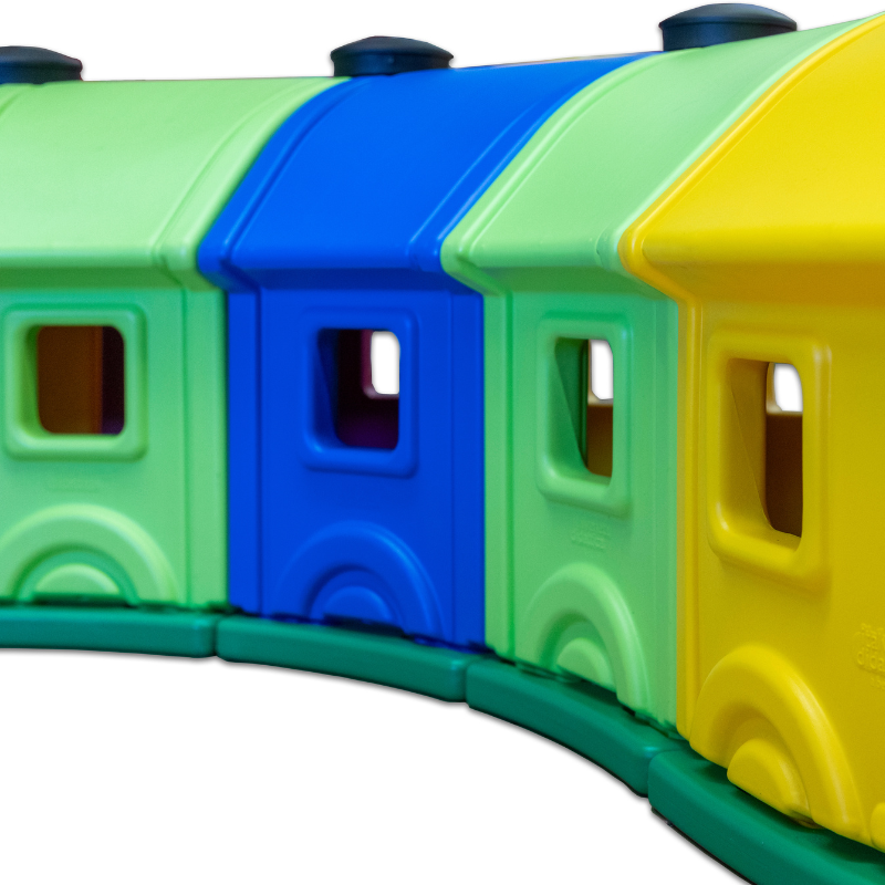Modular tunnel wagon toy - set 8 wagons - Image 4