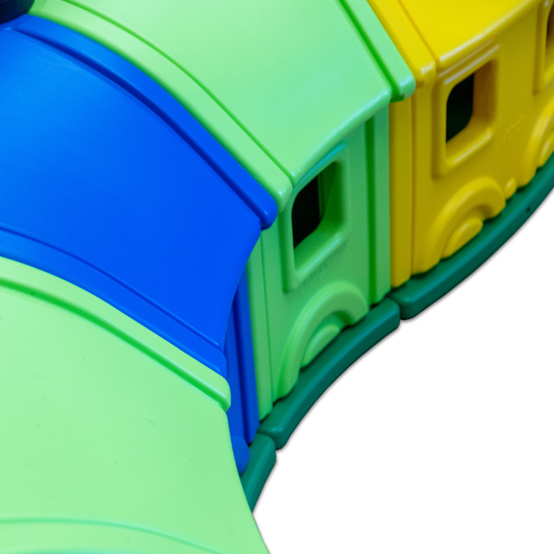 Modular tunnel wagon toy - set 8 wagons - Image 3