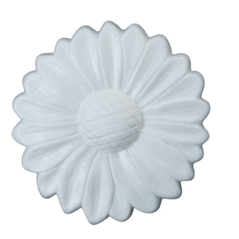 4-piece pack of ø170 mm pressed styrofoam small sunflowers