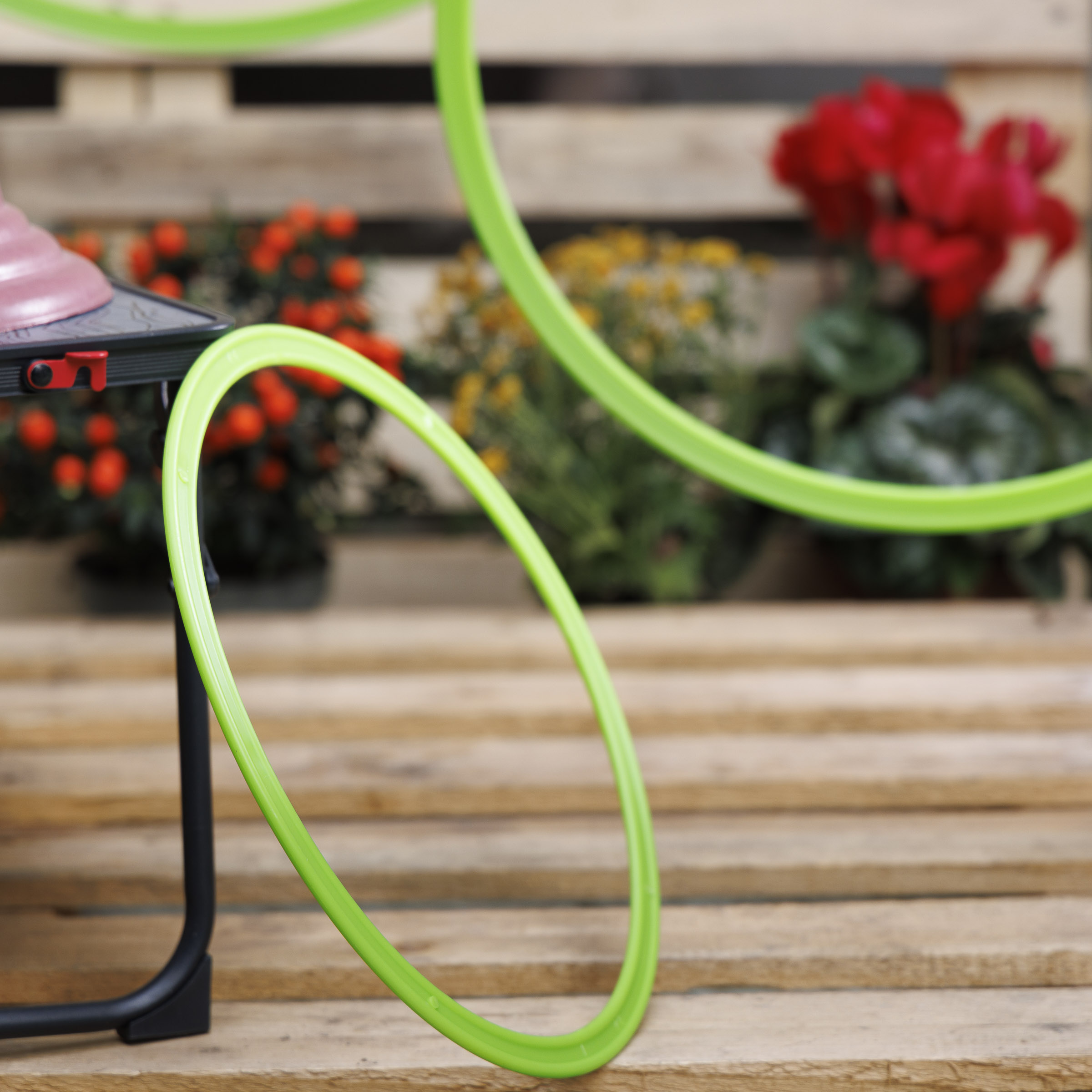 Flat sustainable plastic hoop, 80 cm diameter - Image 2