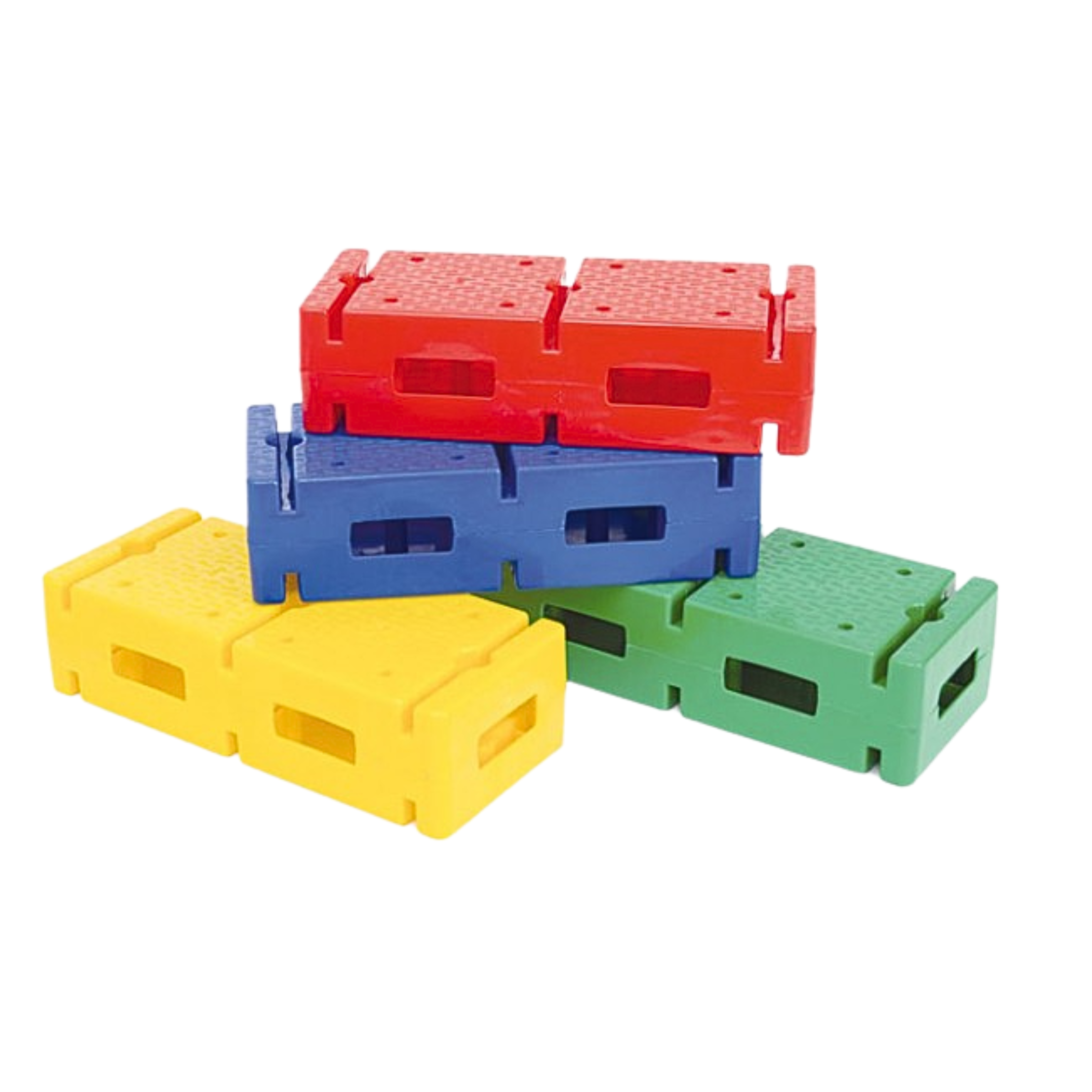 Set of 4 suction cups + 3 connecting pins for course block - Image 3