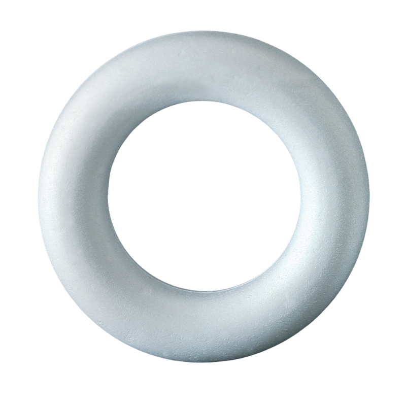 6-piece pack of 250mm pressed styrofoam full wreaths