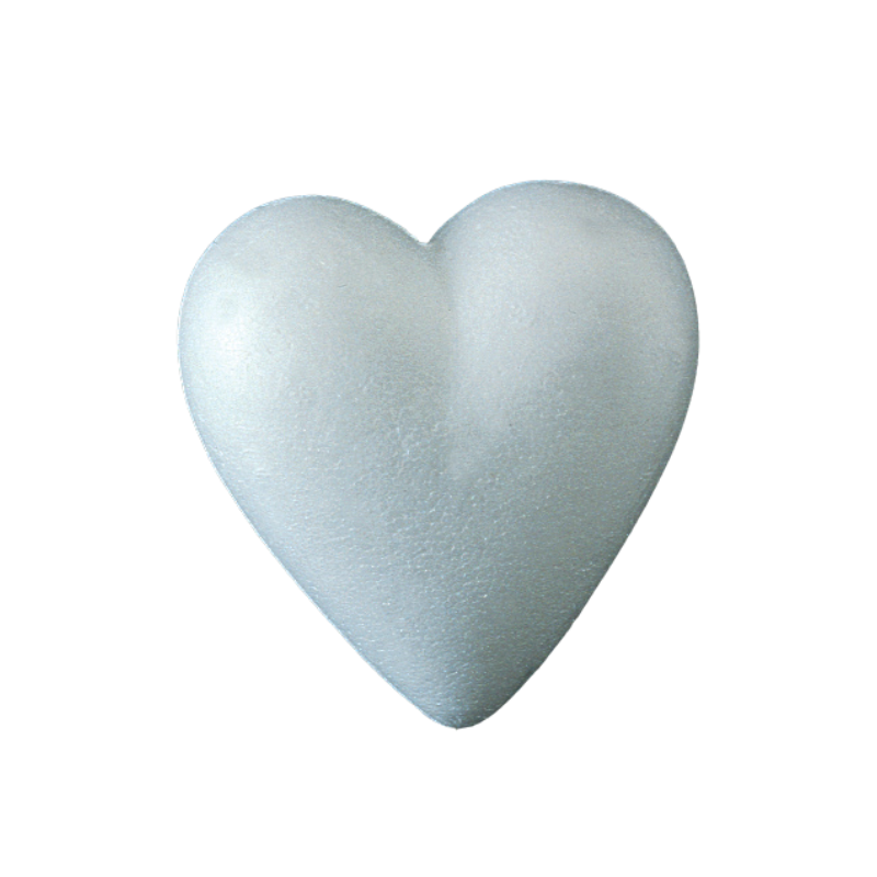 28-piece pack of 50mm pressed styrofoam full hearts
