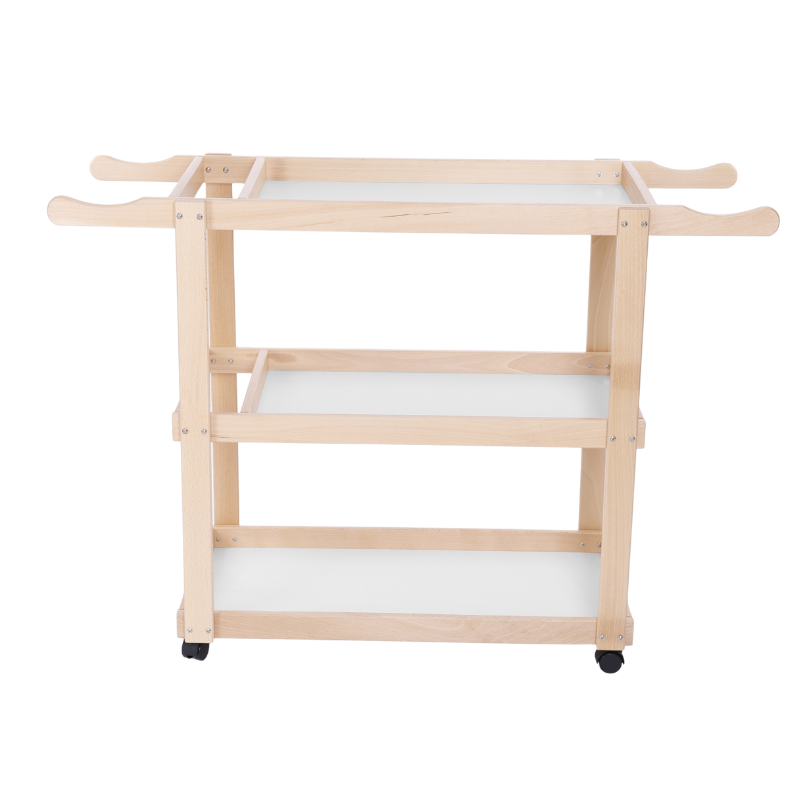 Psychomotor wooden trolley
