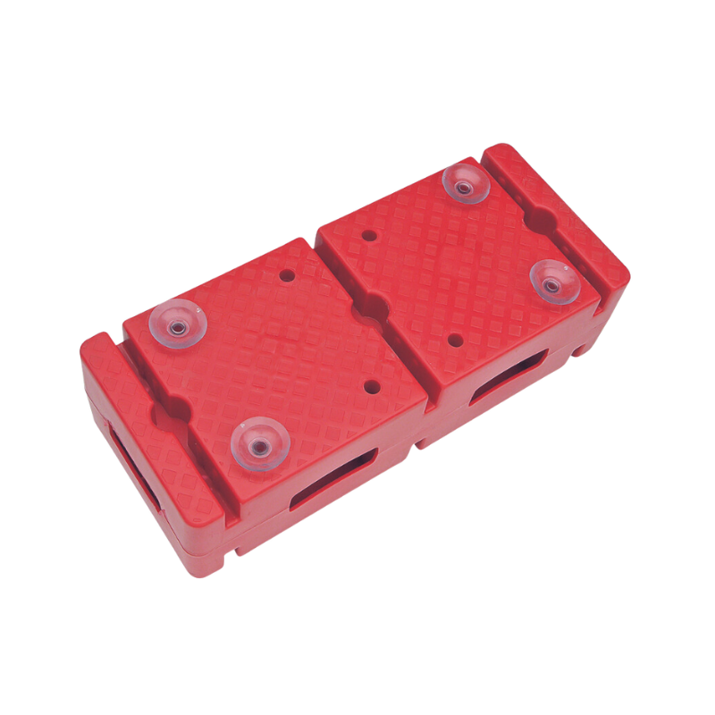 Set of 4 suction cups + 3 connecting pins for course block