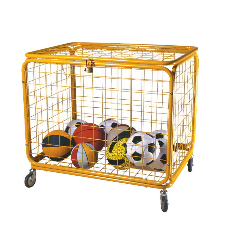 Iron ball storage trolley for sports equipment