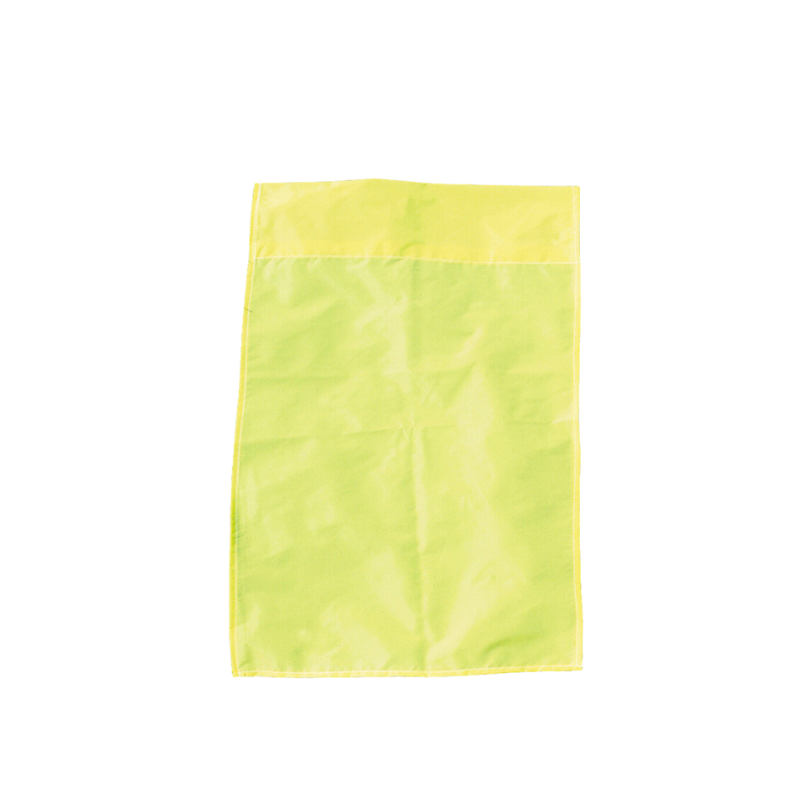 Fluorescent yellow linesman flag