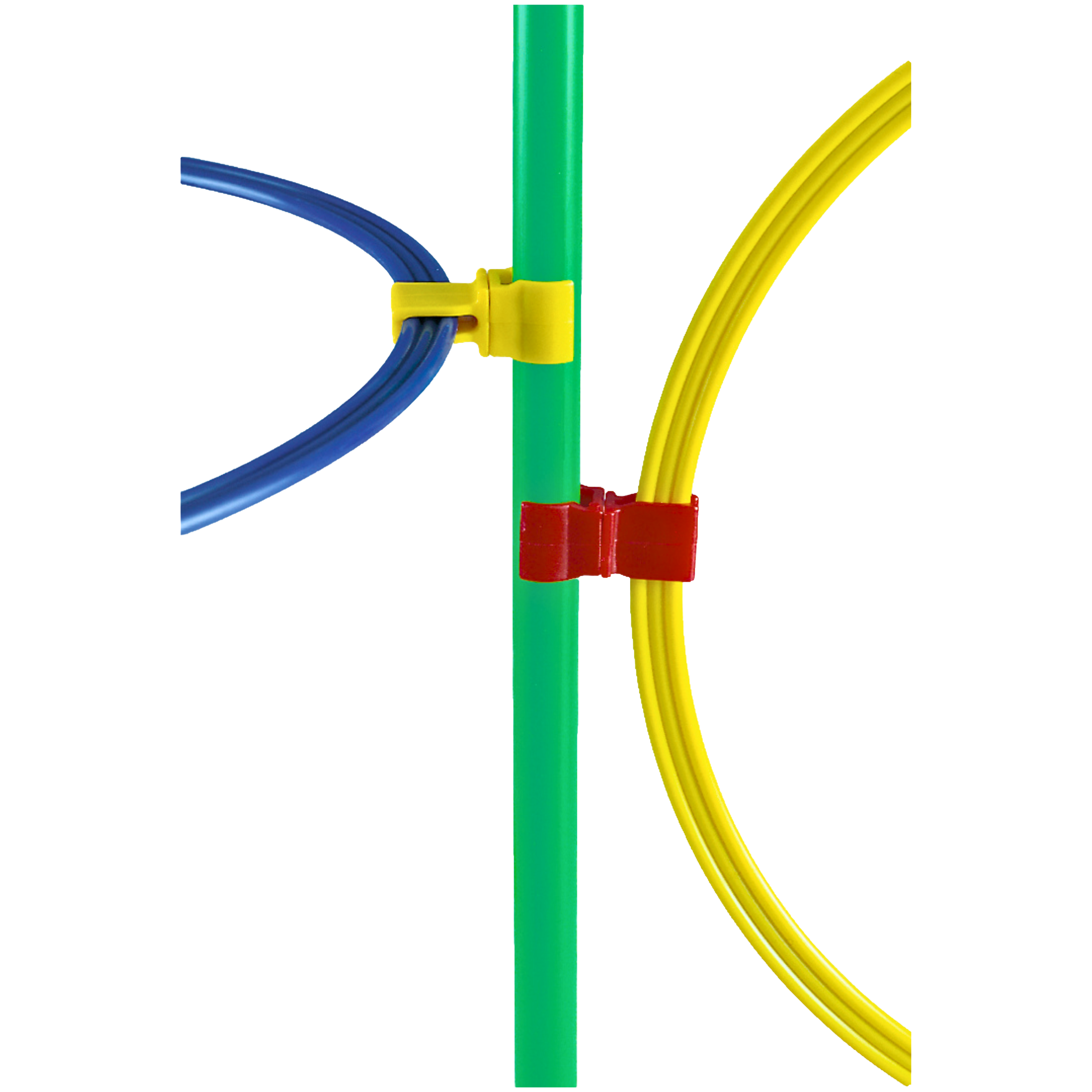 Rotating connector clip for flat hoop-pole - Image 2